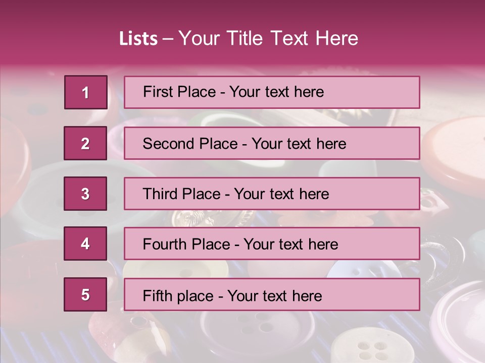 Security Variety Dressmaking PowerPoint Template