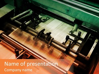 Press Production Motion PowerPoint Template