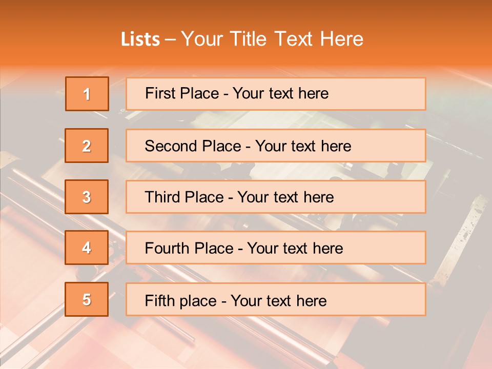 Press Production Motion PowerPoint Template