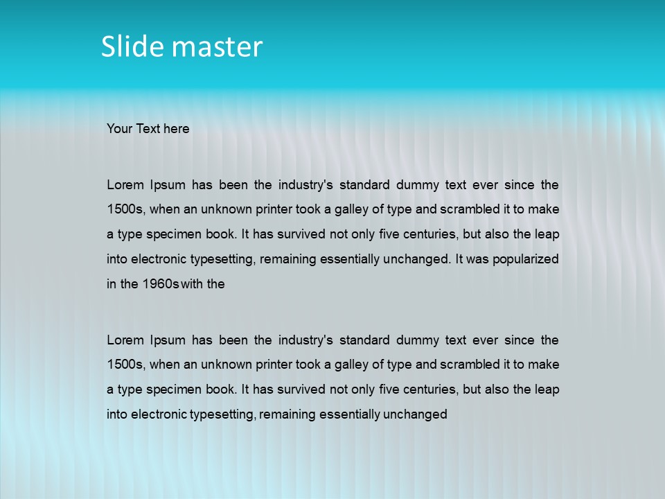 Creative Render Backdrop PowerPoint Template