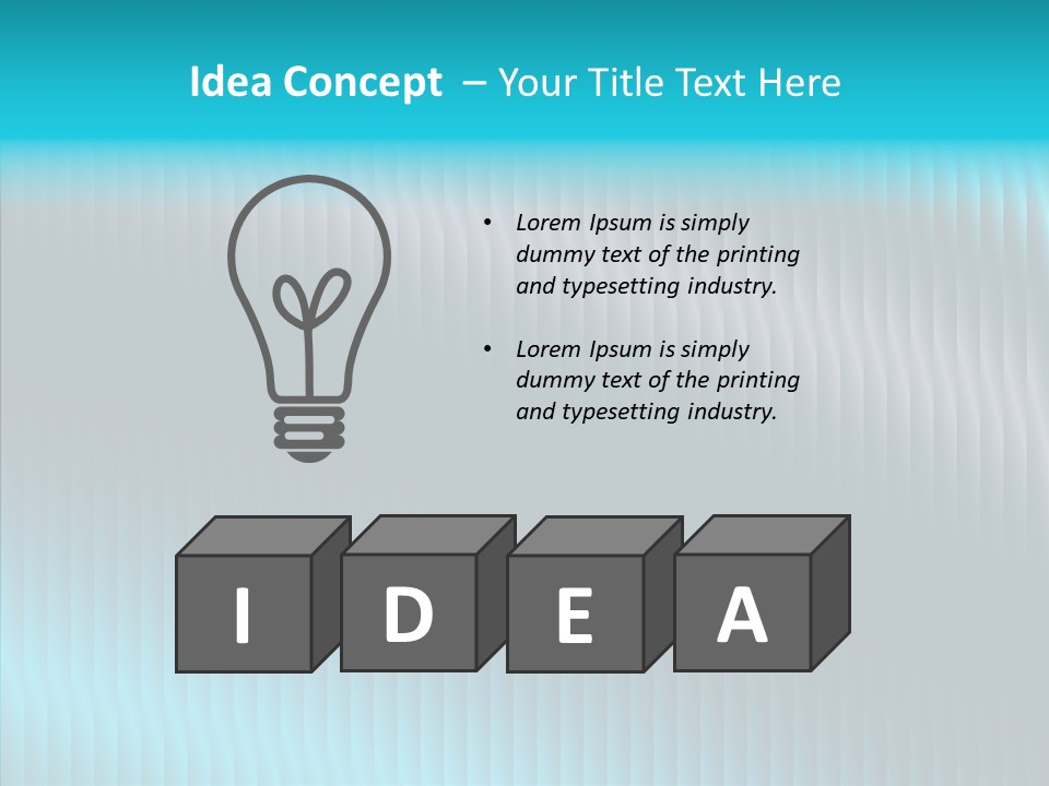 Creative Render Backdrop PowerPoint Template