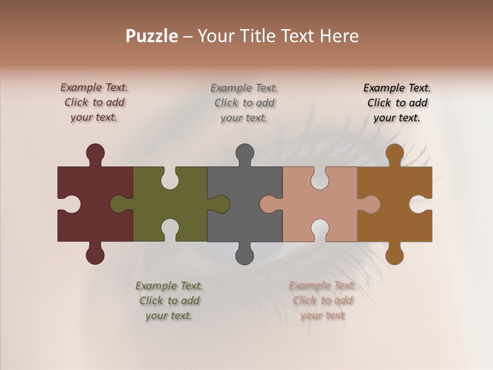 Dilate Lashes Inspect PowerPoint Template