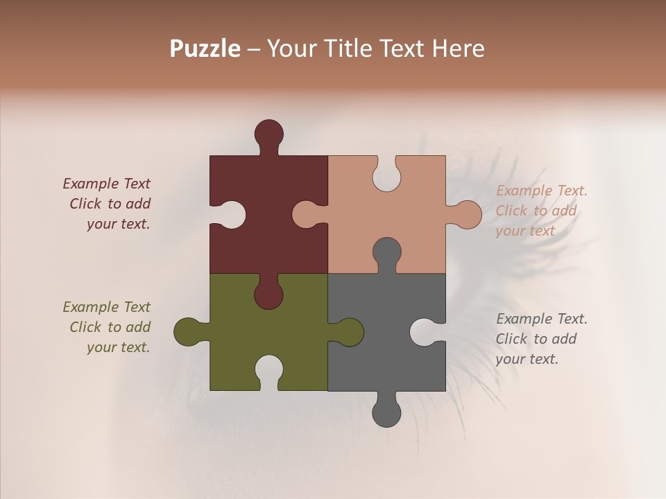 Dilate Lashes Inspect PowerPoint Template