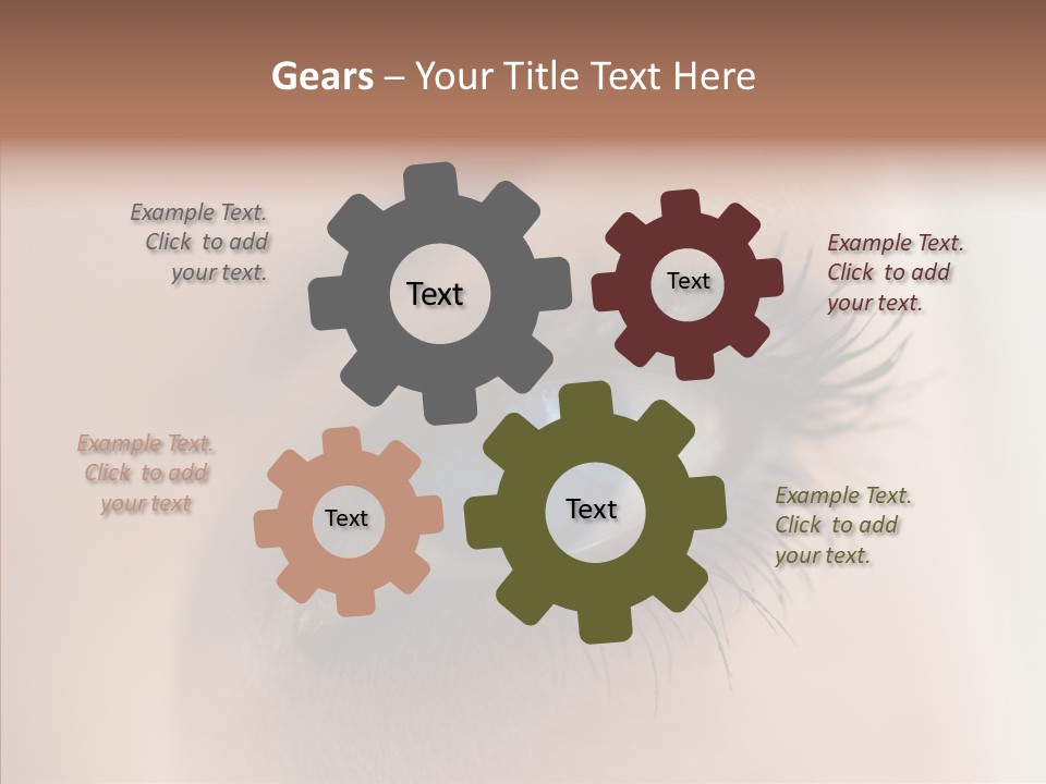 Dilate Lashes Inspect PowerPoint Template