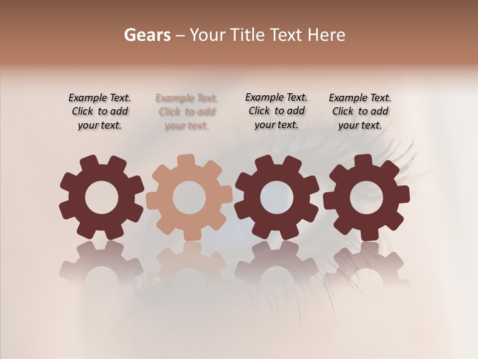 Dilate Lashes Inspect PowerPoint Template