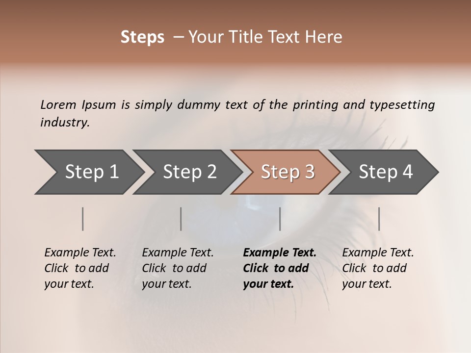 Dilate Lashes Inspect PowerPoint Template