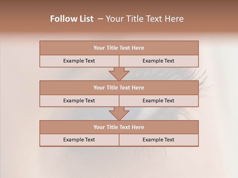 Dilate Lashes Inspect PowerPoint Template