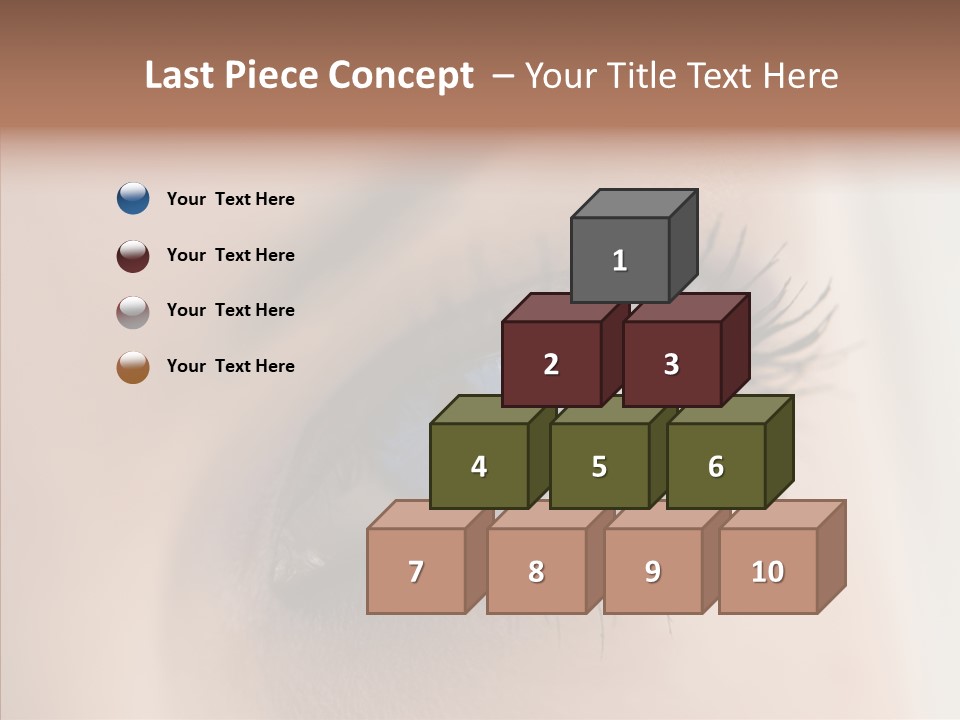 Dilate Lashes Inspect PowerPoint Template