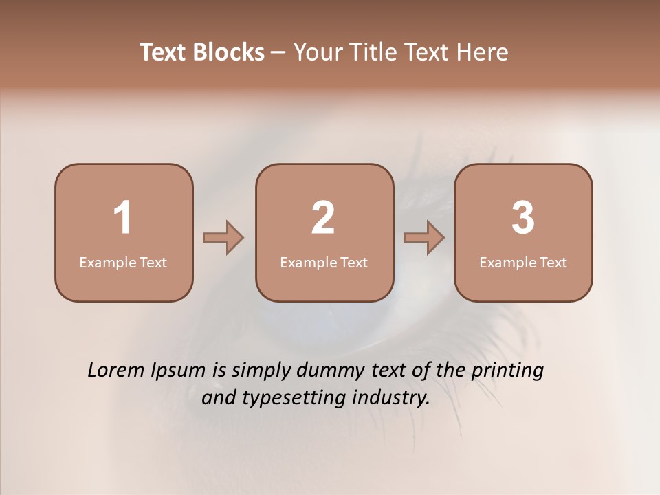 Dilate Lashes Inspect PowerPoint Template