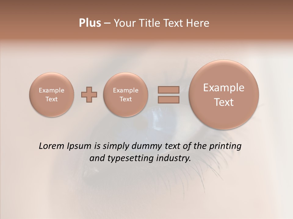 Dilate Lashes Inspect PowerPoint Template
