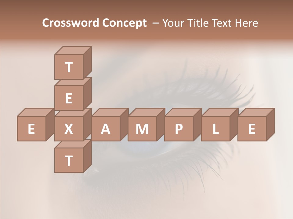 Dilate Lashes Inspect PowerPoint Template