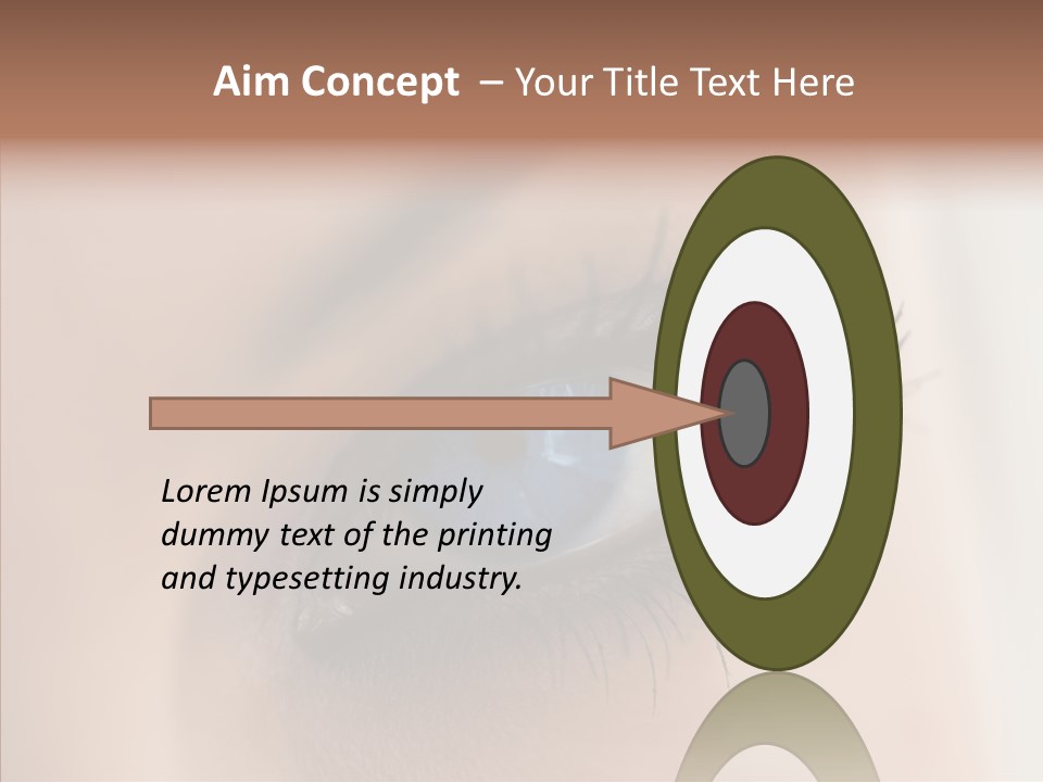 Dilate Lashes Inspect PowerPoint Template