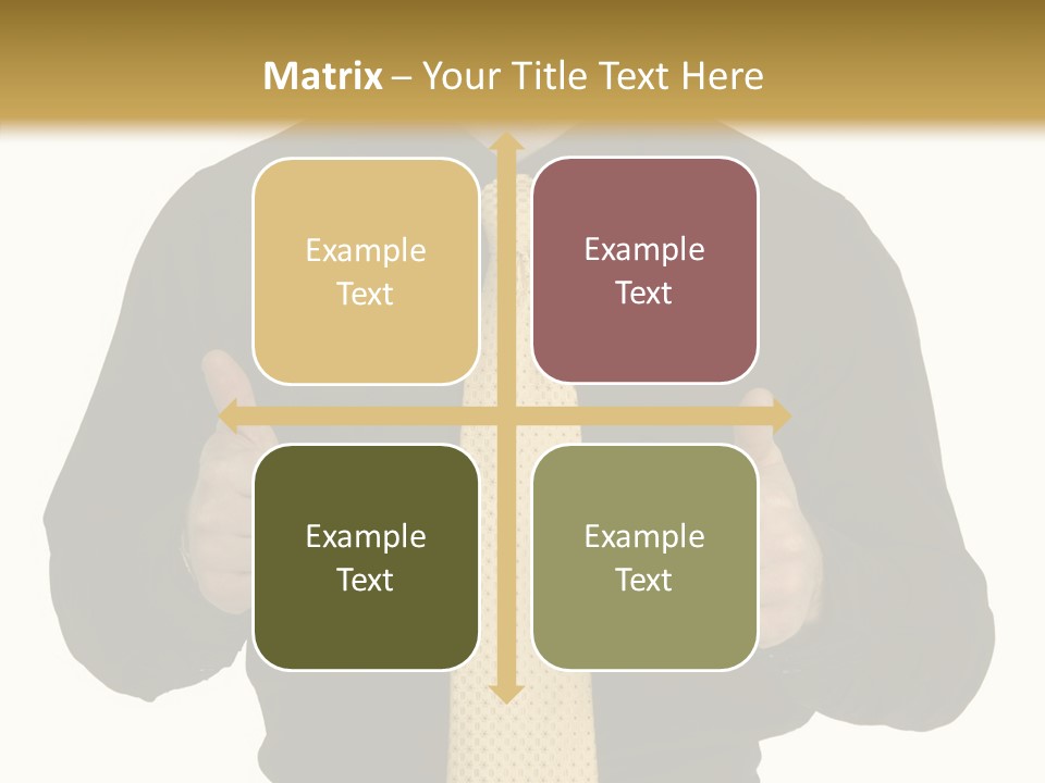 Fashion Executive Confidence PowerPoint Template