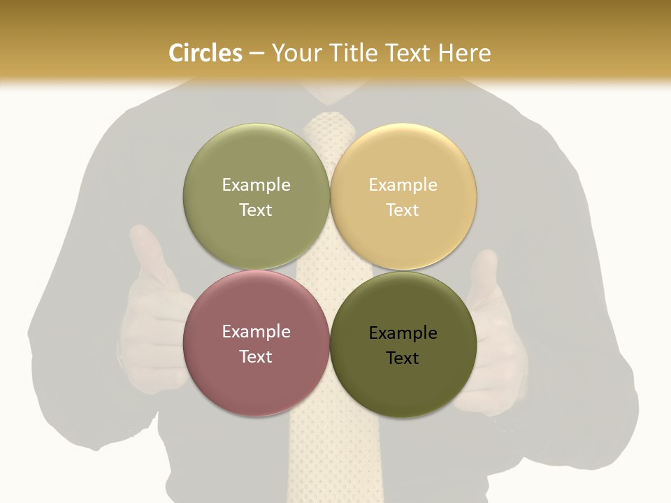 Fashion Executive Confidence PowerPoint Template