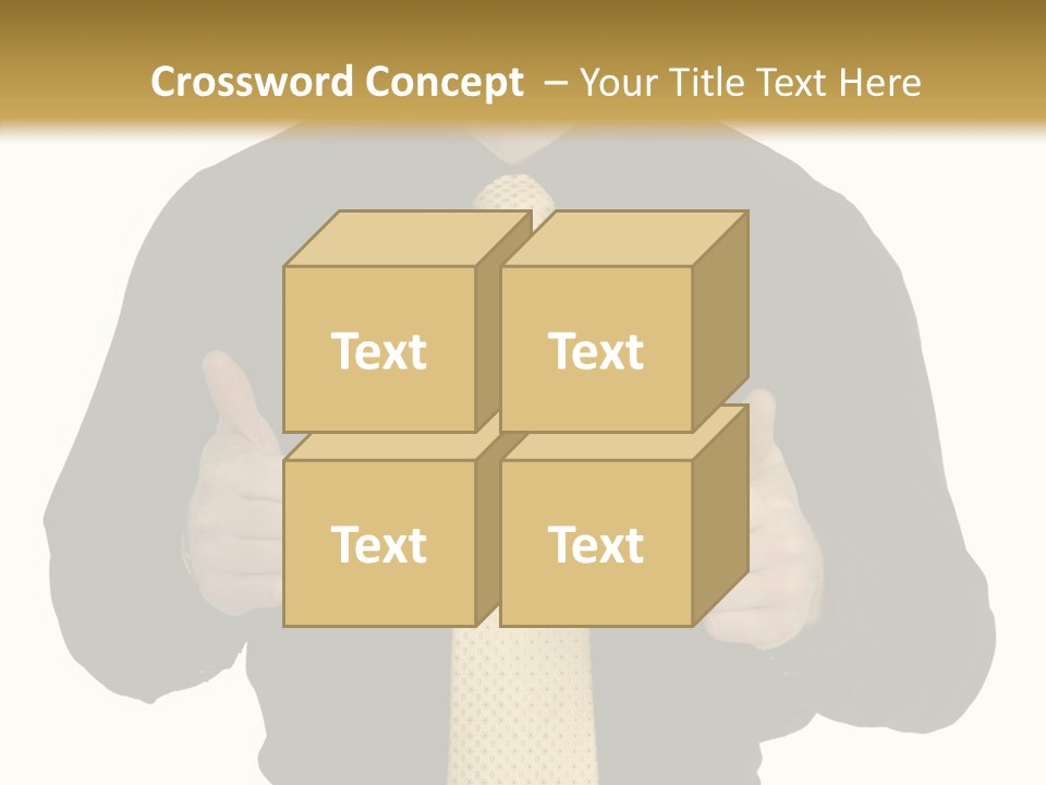 Fashion Executive Confidence PowerPoint Template
