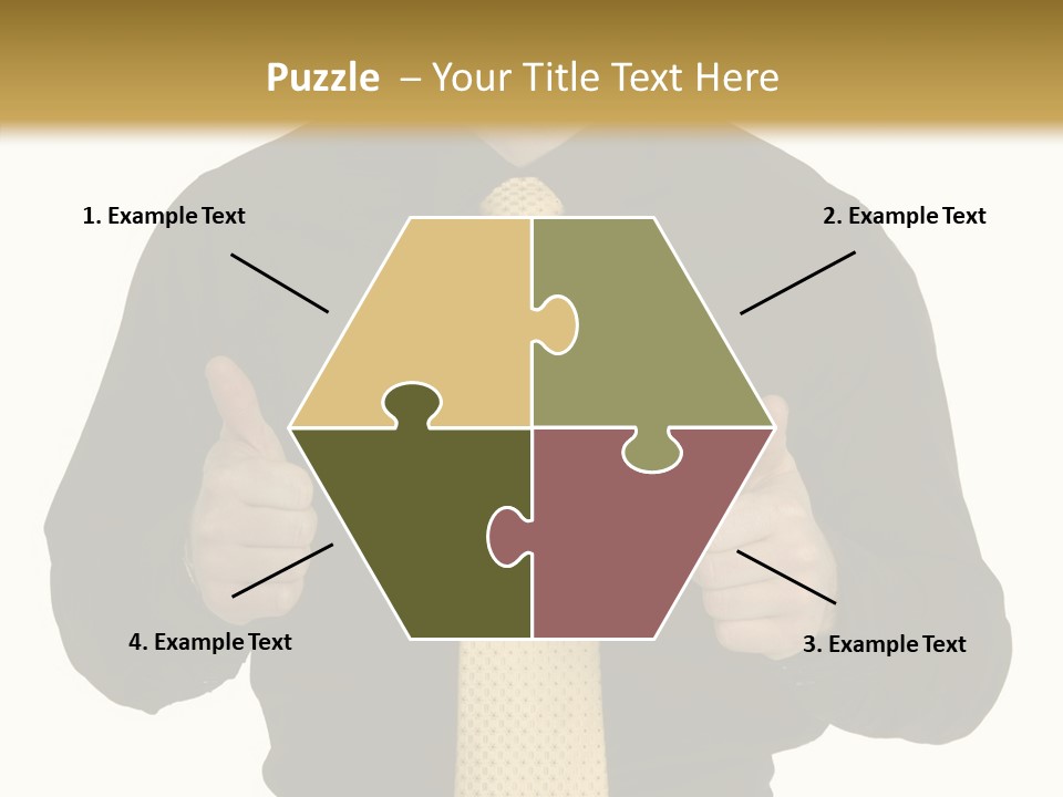 Fashion Executive Confidence PowerPoint Template