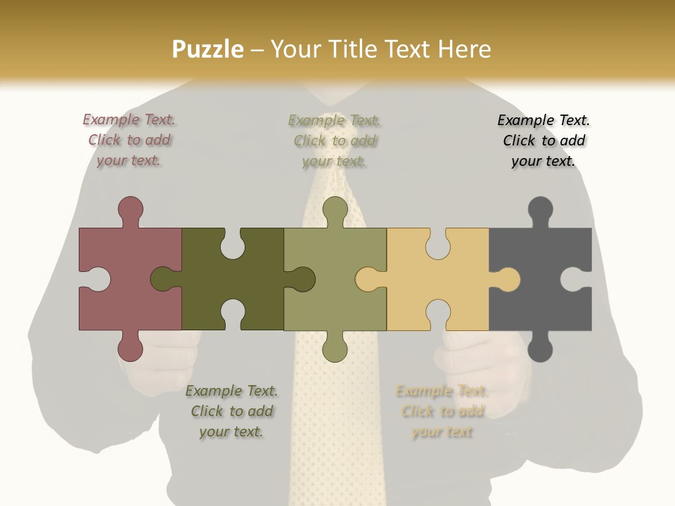 Fashion Executive Confidence PowerPoint Template