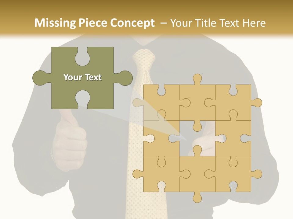 Fashion Executive Confidence PowerPoint Template