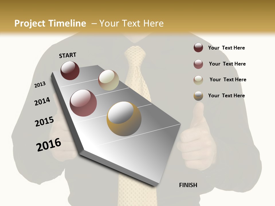 Fashion Executive Confidence PowerPoint Template