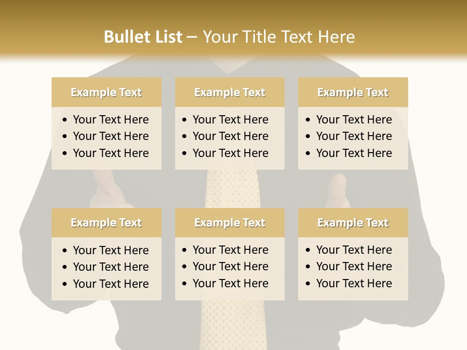 Fashion Executive Confidence PowerPoint Template