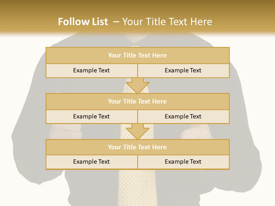 Fashion Executive Confidence PowerPoint Template