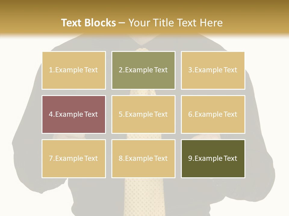 Fashion Executive Confidence PowerPoint Template