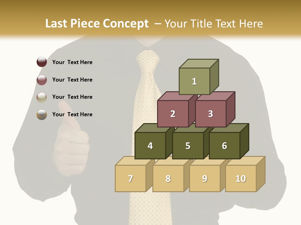 Fashion Executive Confidence PowerPoint Template