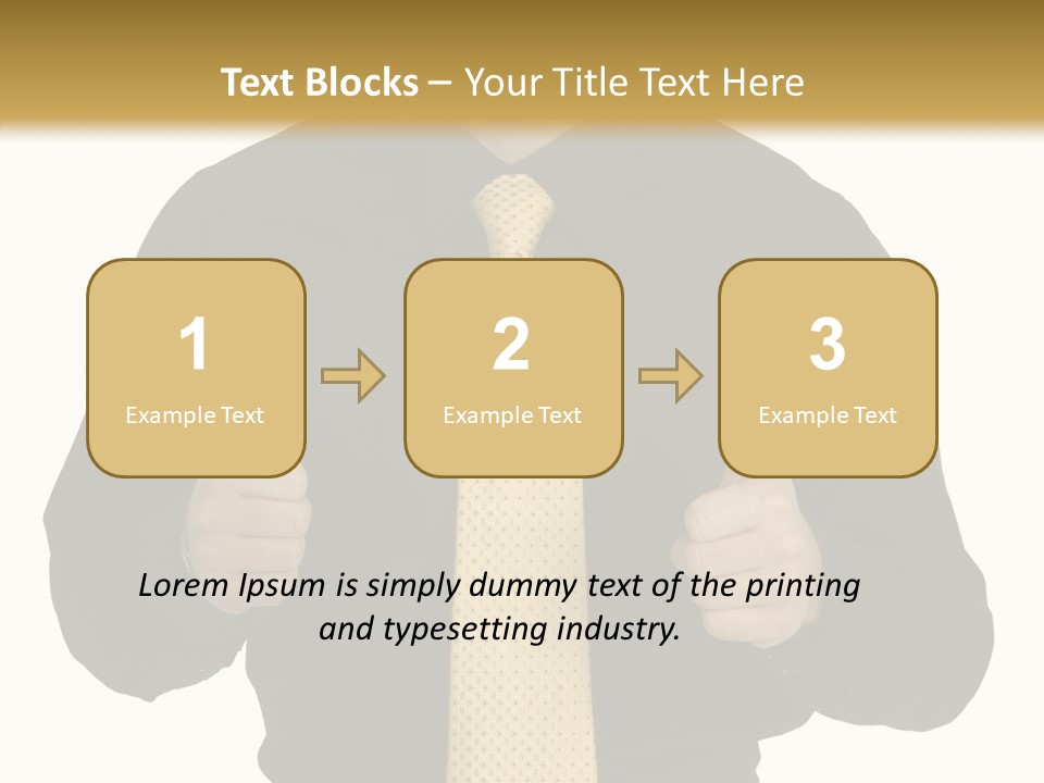 Fashion Executive Confidence PowerPoint Template