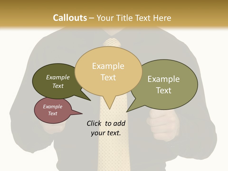 Fashion Executive Confidence PowerPoint Template