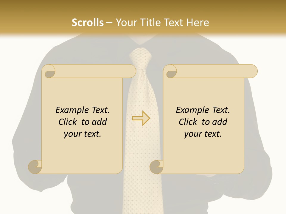 Fashion Executive Confidence PowerPoint Template