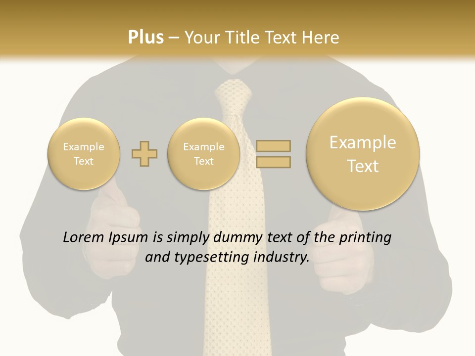 Fashion Executive Confidence PowerPoint Template