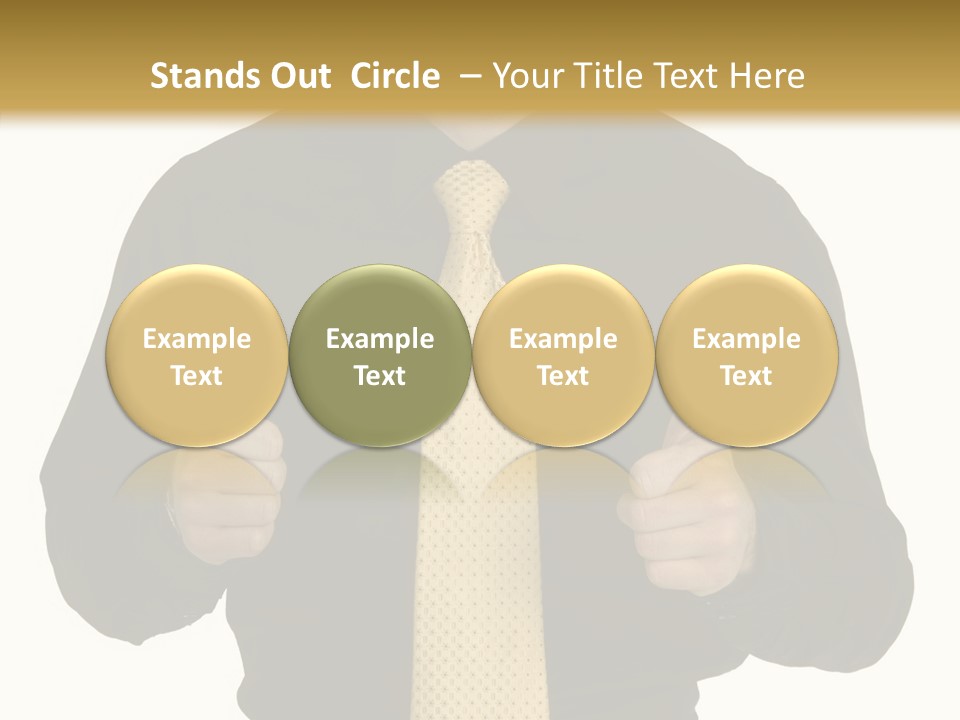 Fashion Executive Confidence PowerPoint Template