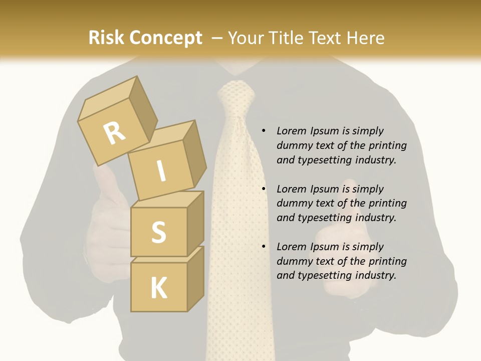 Fashion Executive Confidence PowerPoint Template