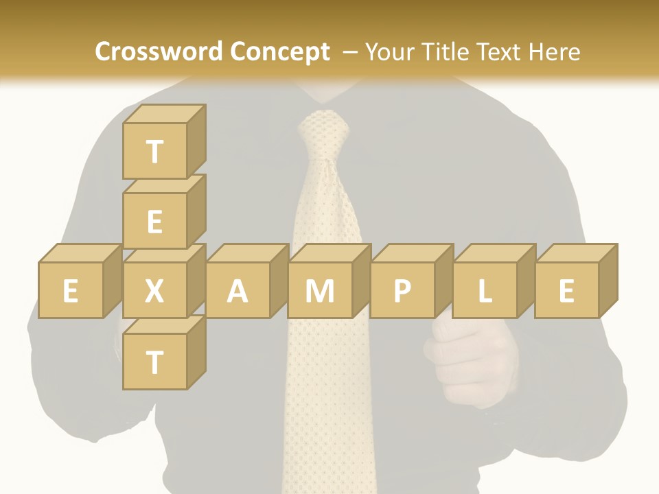 Fashion Executive Confidence PowerPoint Template