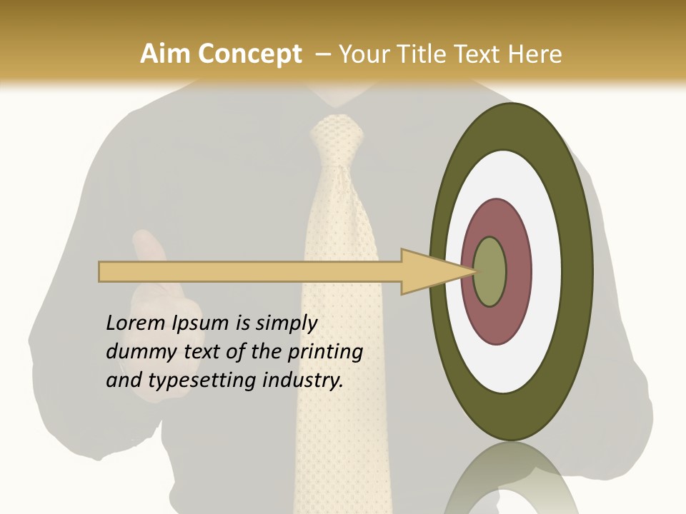 Fashion Executive Confidence PowerPoint Template