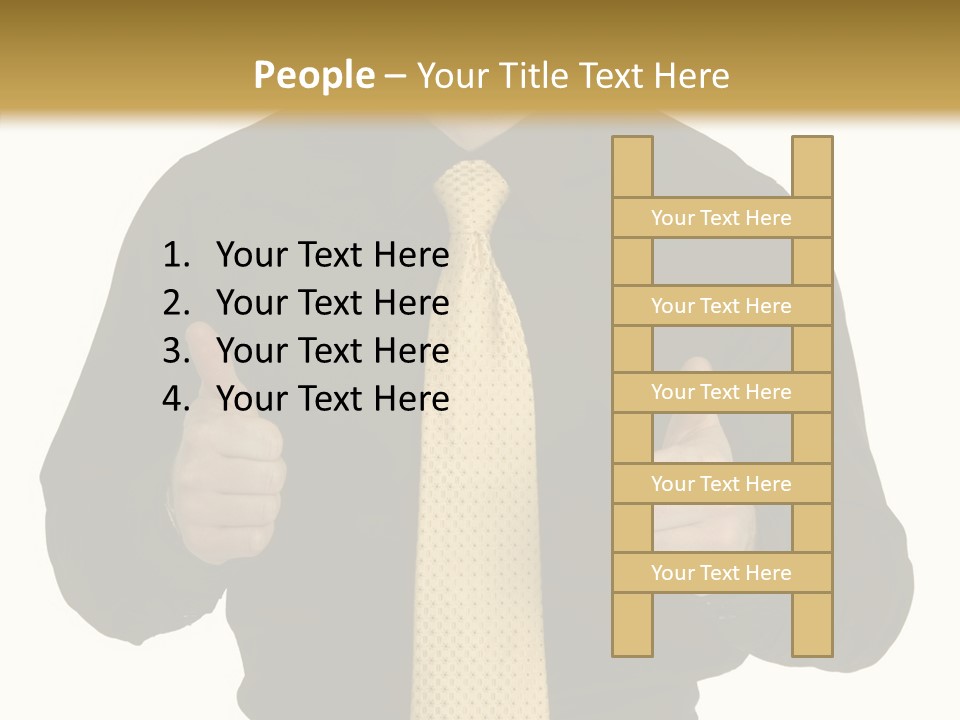 Fashion Executive Confidence PowerPoint Template