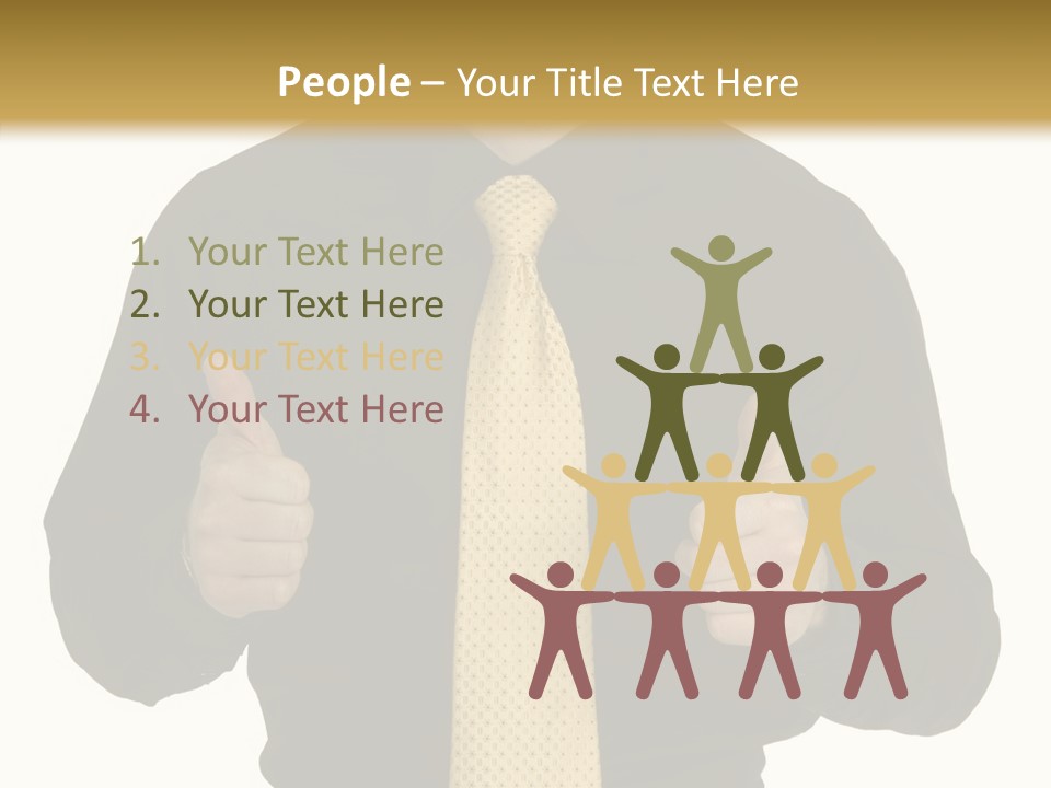 Fashion Executive Confidence PowerPoint Template