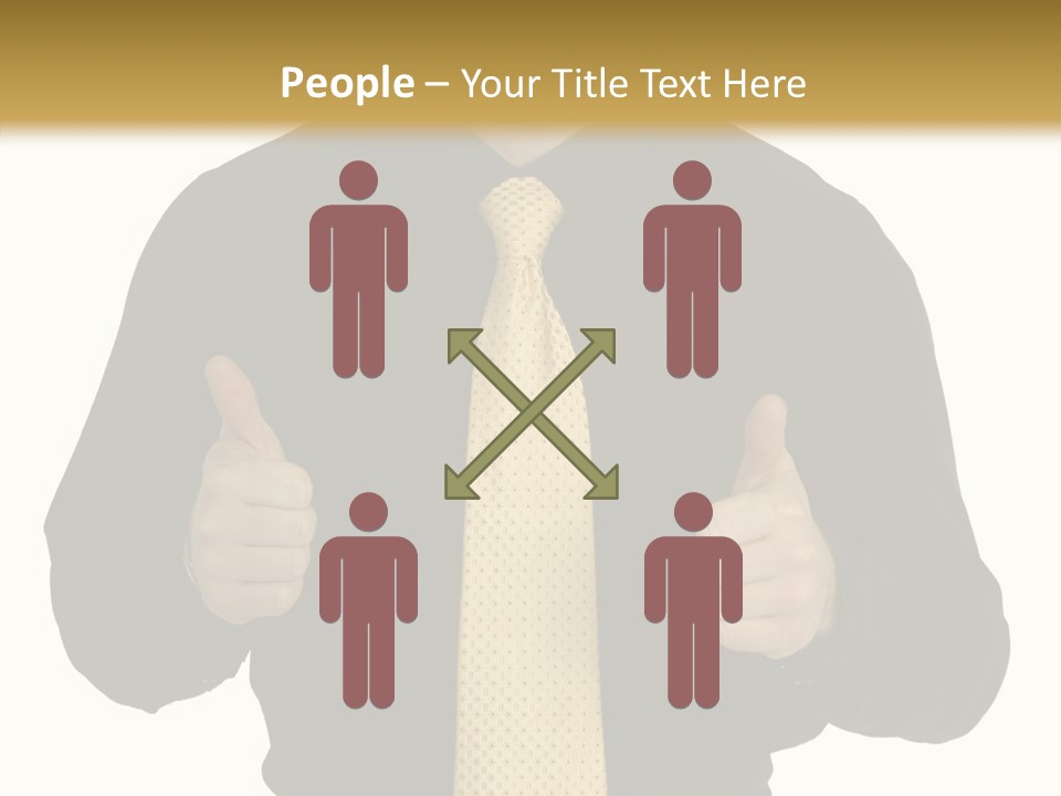 Fashion Executive Confidence PowerPoint Template