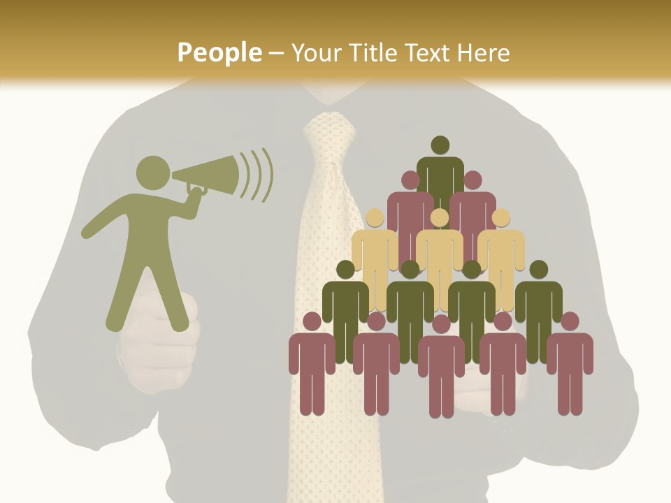 Fashion Executive Confidence PowerPoint Template