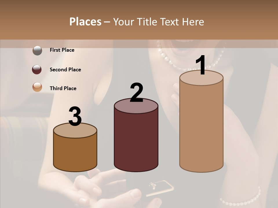 Happy Dessert Hand PowerPoint Template