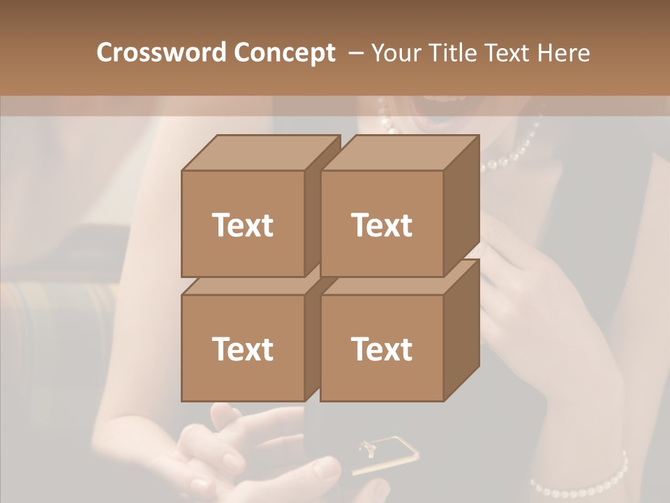 Happy Dessert Hand PowerPoint Template