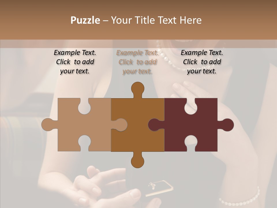 Happy Dessert Hand PowerPoint Template