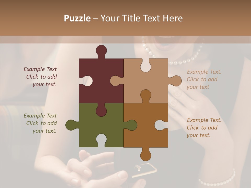 Happy Dessert Hand PowerPoint Template