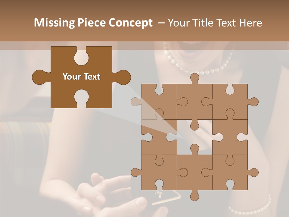 Happy Dessert Hand PowerPoint Template