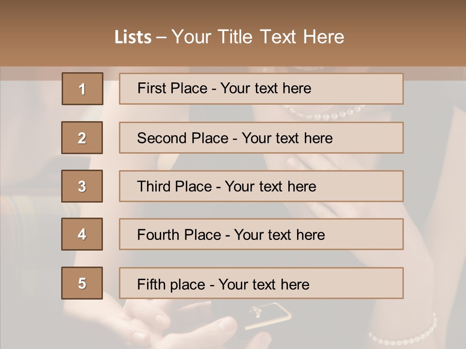 Happy Dessert Hand PowerPoint Template