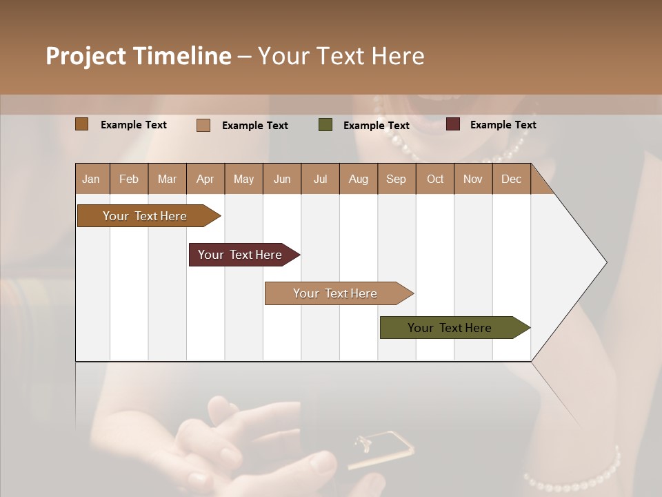 Happy Dessert Hand PowerPoint Template