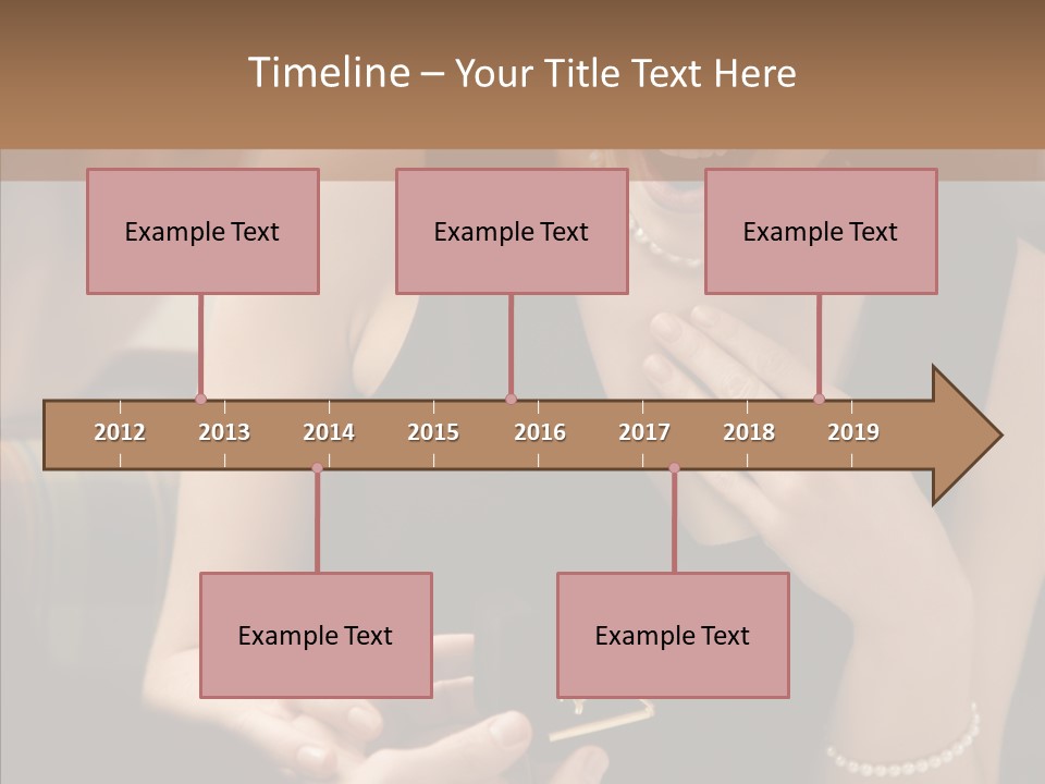 Happy Dessert Hand PowerPoint Template