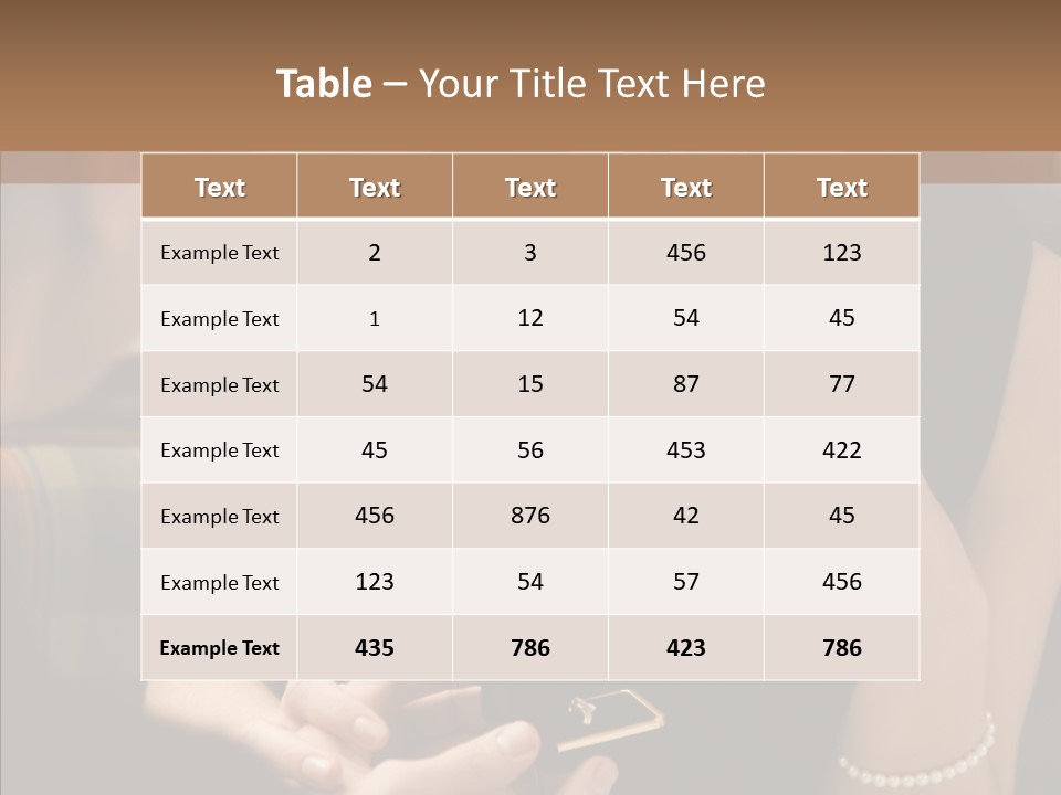 Happy Dessert Hand PowerPoint Template