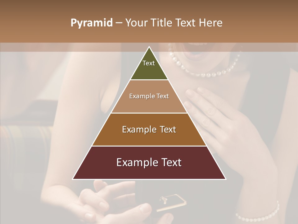 Happy Dessert Hand PowerPoint Template