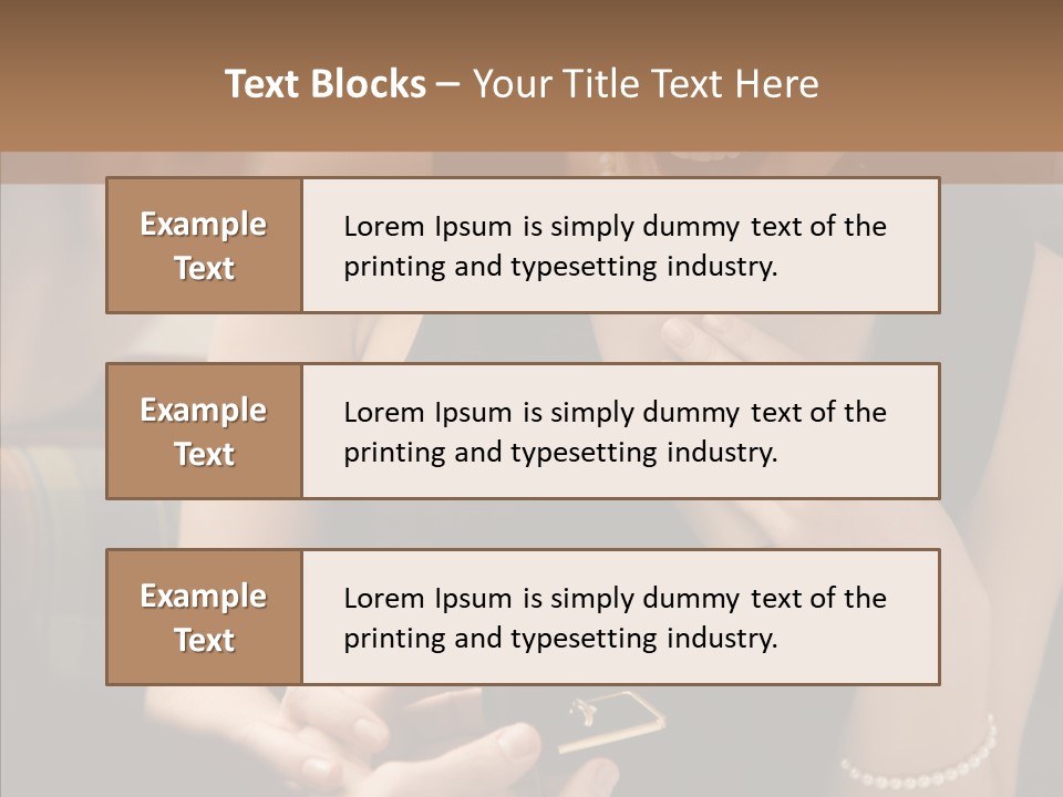Happy Dessert Hand PowerPoint Template
